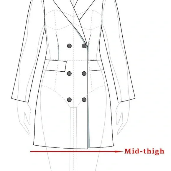 Women's Shawl Collar Check Belted Wrap Plaid Coat with Pockets - Picture 6 of 7